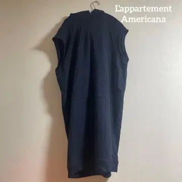 L'appartement Americana 후드 부착 슬리브리스 원피스