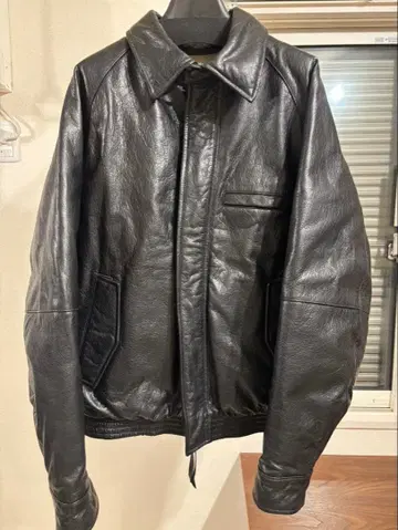 PABLO VINCI 블랙 가죽 자켓