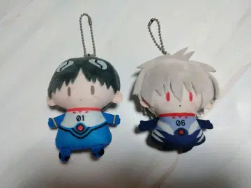 에반게리온/봉제인형/나기사 카오루/이카리 신지/배송비 포함