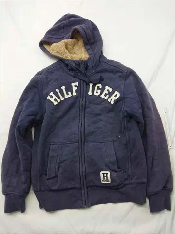 타미힐피거 보아 안감 지퍼 후드티 네이비 남성용