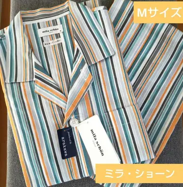 택 포함 새상품 밀라숀 남성용 파자마 M 스트라이프 아라카와