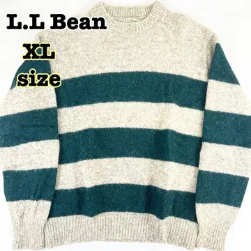[ 미국제 ] L.L.Bean 니트 울 100% XL 사이즈 보더