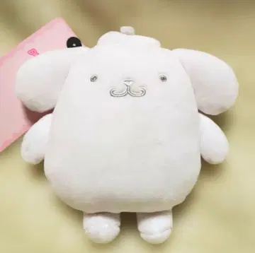 폼폼푸딩 마스코트 참 화이트 봉제 인형 화이트 산리오 아베일