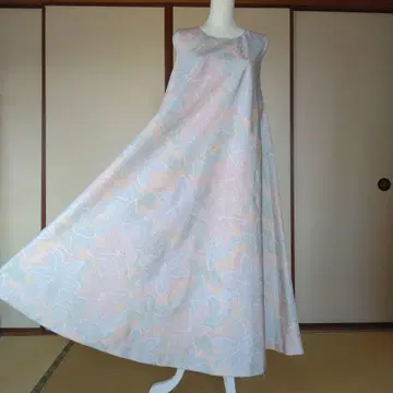 화이트 오시마 명주 해체 원단에서 바이어스 재단 원피스 M 사이즈