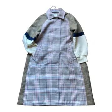 블랑바스크 blanc basque 스탠 칼라 트렌치코트 이소재 38