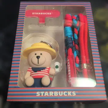 대만 한정판 STARBUCKS 곰 피규어 스트랩 세트