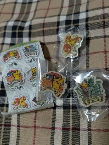 포켓몬 센터 도쿄 DX 핀즈 컬렉션 3개