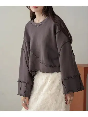 Bab 전후 2WAY 멜로 맨투맨 상의