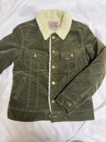 Lee 스톰 라이더 코듀로이 자켓 데님 자켓 보아 안감