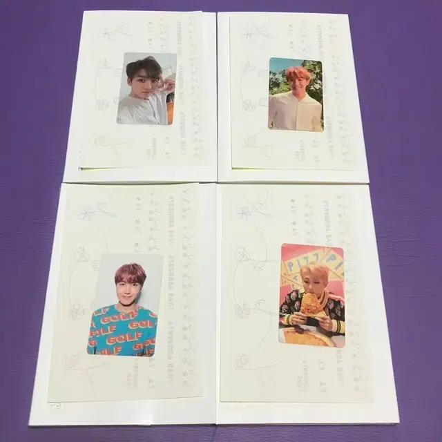 방탄소년단 LYS 앨범 포카 풀세트