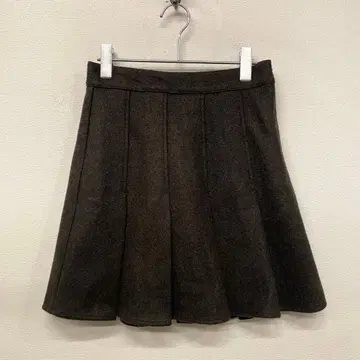 onulsoha 오누르소하 두꺼운 원단 플리츠 미니 스커트