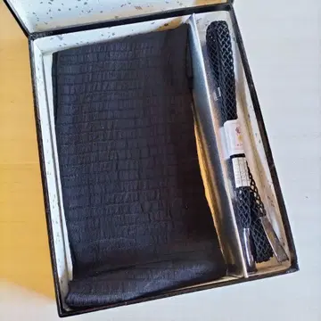 미사용 상복용 여름용 블랙 허리띠 오비 세트 박스형