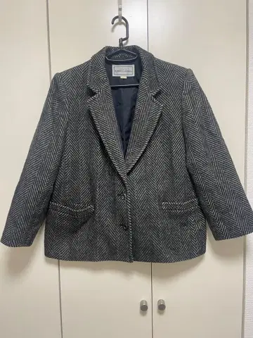 울 테일러드 자켓 빈티지 구제 의류