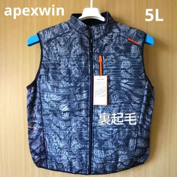 새상품 5L 남성용 apexwin 방한 베스트 페인트 블랙 속기모