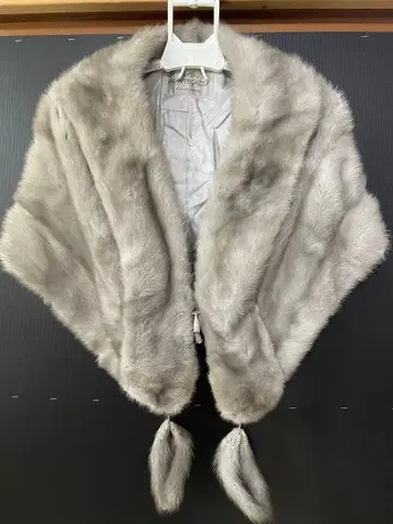 그레이 퍼 숄 태슬 포함