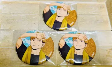 하이큐 미야 아츠무 수영장 청소 캔뱃지 글리터