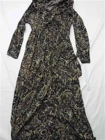플레이피플 페이즐리 무늬 롱 원피스 36 여성용