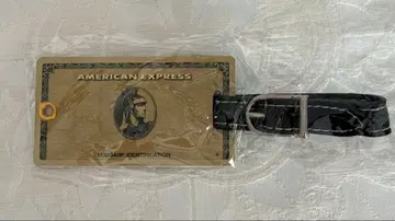아멕스 아메리칸 익스프레스 골드 네임택 러기지택 미사용