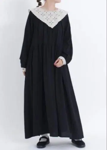 사만사 모스모스 전후 착용 처치 원피스 2way 블랙