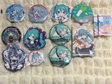 하츠네 미쿠 캔뱃지 키링 묶음 판매 매지컬 미라이 유키 미쿠
