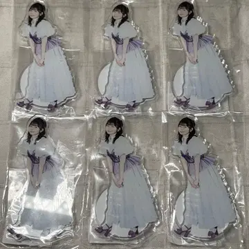 스 와 나나카 발자국이 엮는 세계 아크릴 스탠드 6점 세트