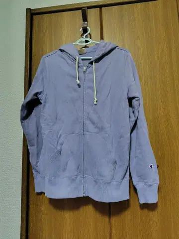 Champion 연보라 후드 부착 후드티 L 사이즈
