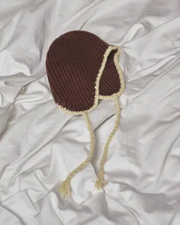 택 포함 todayful 이어 플랩 니트캡