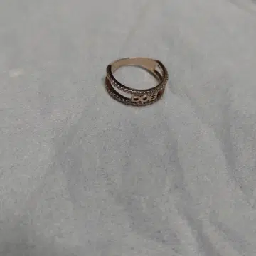 DUB 골드 핑크 반지