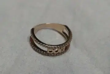 DUB 골드 핑크 반지