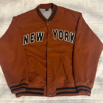 AVIREX NEW YORK 바시티 자켓 브라운