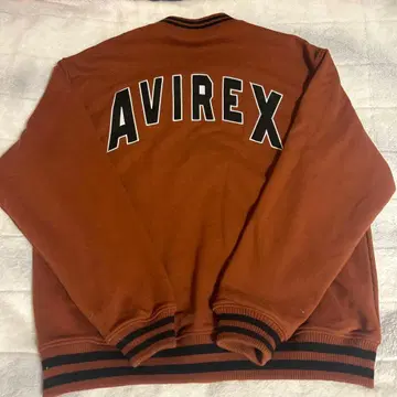 AVIREX NEW YORK 바시티 자켓 브라운