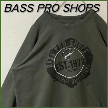 BASS PRO SHOPS 로고 프린트 맨투맨