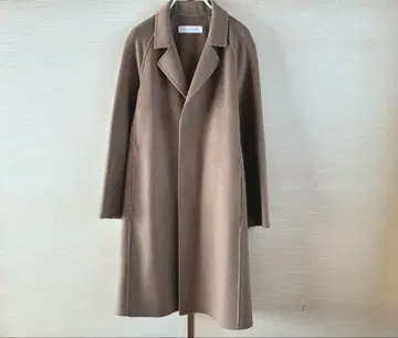 미사용 GALERIE VIE 울 더블 페이스 체스터 코트