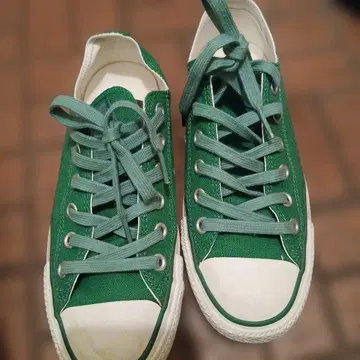 컨버스 그린 로우컷 스니커즈 필그림