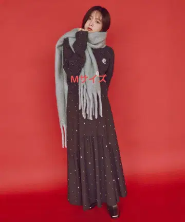 [ M 차콜 스타 완판 ] 코코딜 스타 자수 캉캉 스커트