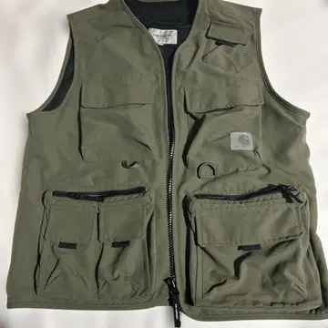 Carhartt WORK IN PROGRESS 낚시용 조끼 m 사이즈