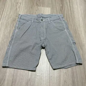 칼하트 하프 팬츠 하운드투스 체크 면 34 캐주얼 성인 페미닌