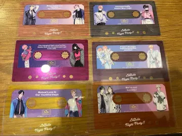 리큐레 카세트 테이프풍 클리어 카드