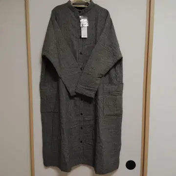 선밸리 코튼 평직 능직 이중직 기모 셔츠 원피스