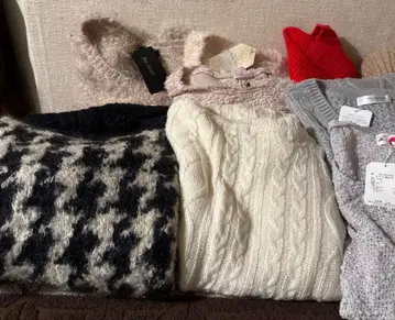 니트 스웨터 니트 원피스 여성용 묶음 판매 11점