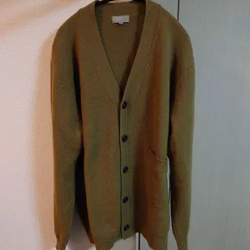 MARGARET HOWELL 머스타드 컬러 가디건 L