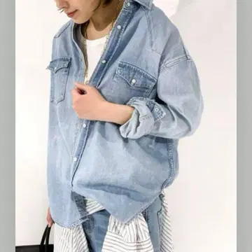 AP STUDIO 아틱 바이 젬블 별주 덩거리 셔츠