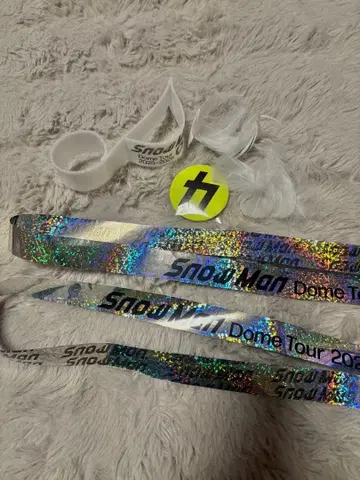 Snow Man 은색 테이프