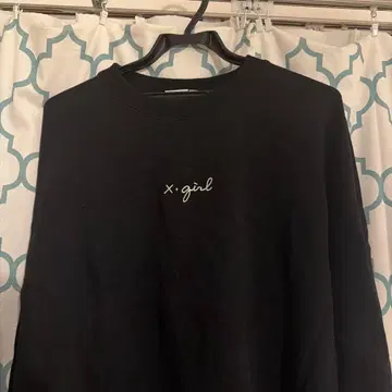 x.girl 블랙 트레이닝복