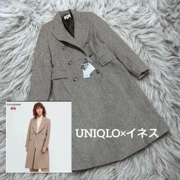 새상품 UNIQLO 이네스 트위드 코트 S 여성용