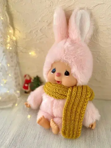 치무탄 M 몽치치 M 봉제 인형 인형용 머플러