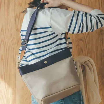 [ 새상품급 ] TOPKAPI 발수 리플 나일론 파우치 포함 숄더백