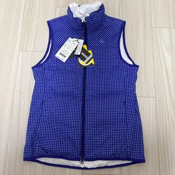 택 포함 미사용 새상품 아디다스 골프 리버서블 다운 베스트 사이즈 M