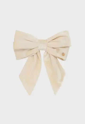 THETOE Wies 벨루어 리본 (아이보리)