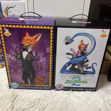 주토피아 닉 와일드 & 주디 홉스 피규어